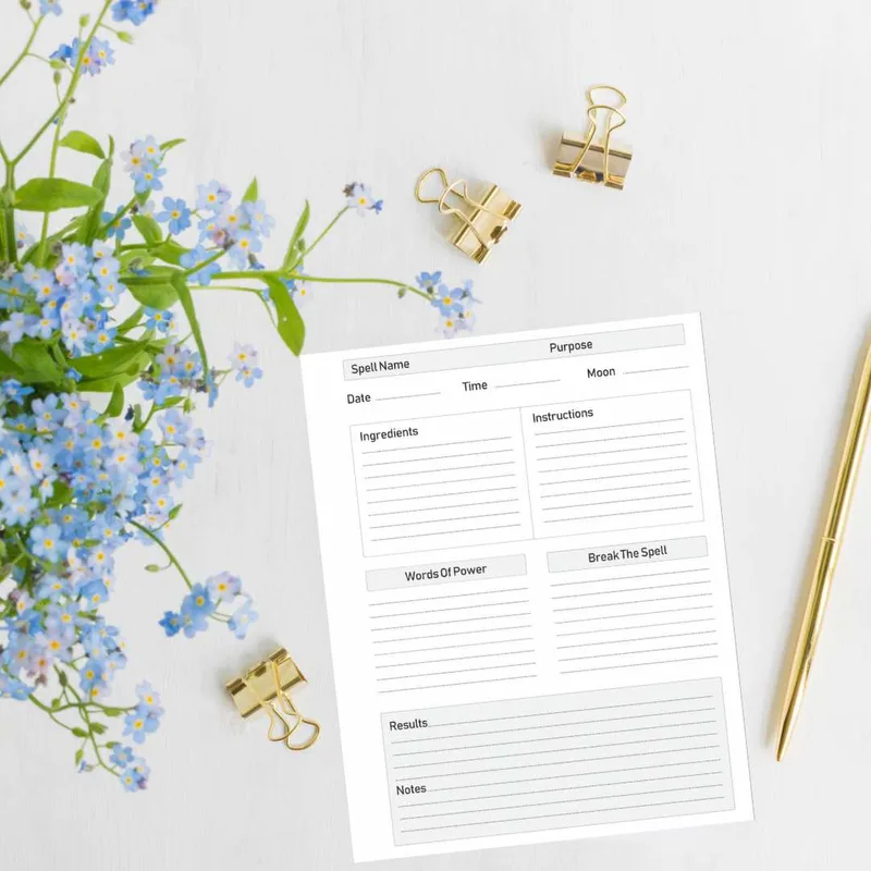 * FREEBIE * Spell Journal Page