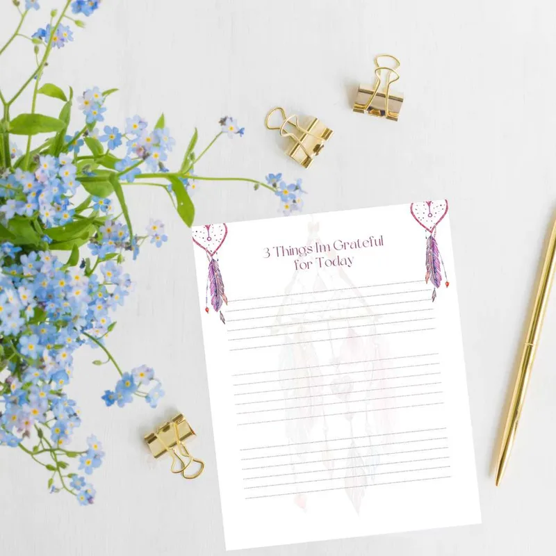 * FREEBIE * Gratitude Journal Page